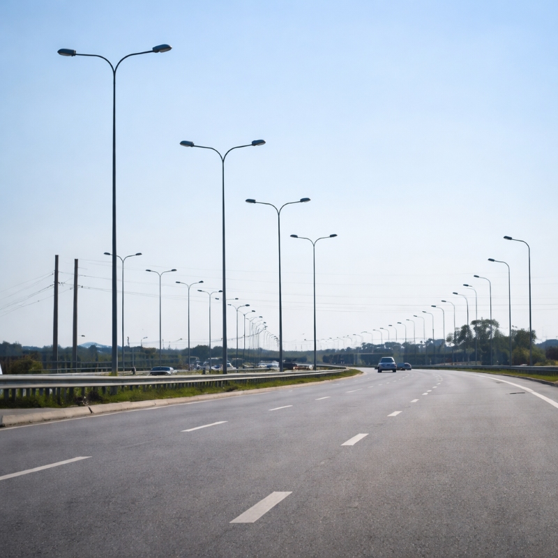 street light pole manufacturer in india for road lighting
