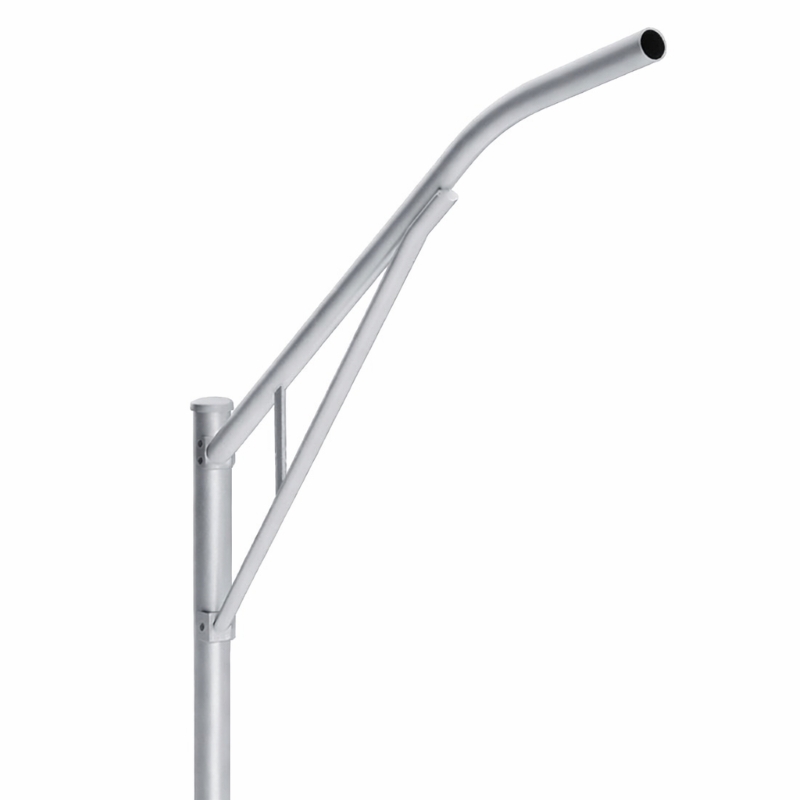 single arm road lighting bracket for outdoor street lighting installation in India