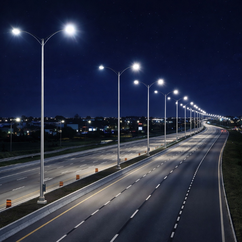 street light pole manufacturer in India for highway lighting and road lighting projects