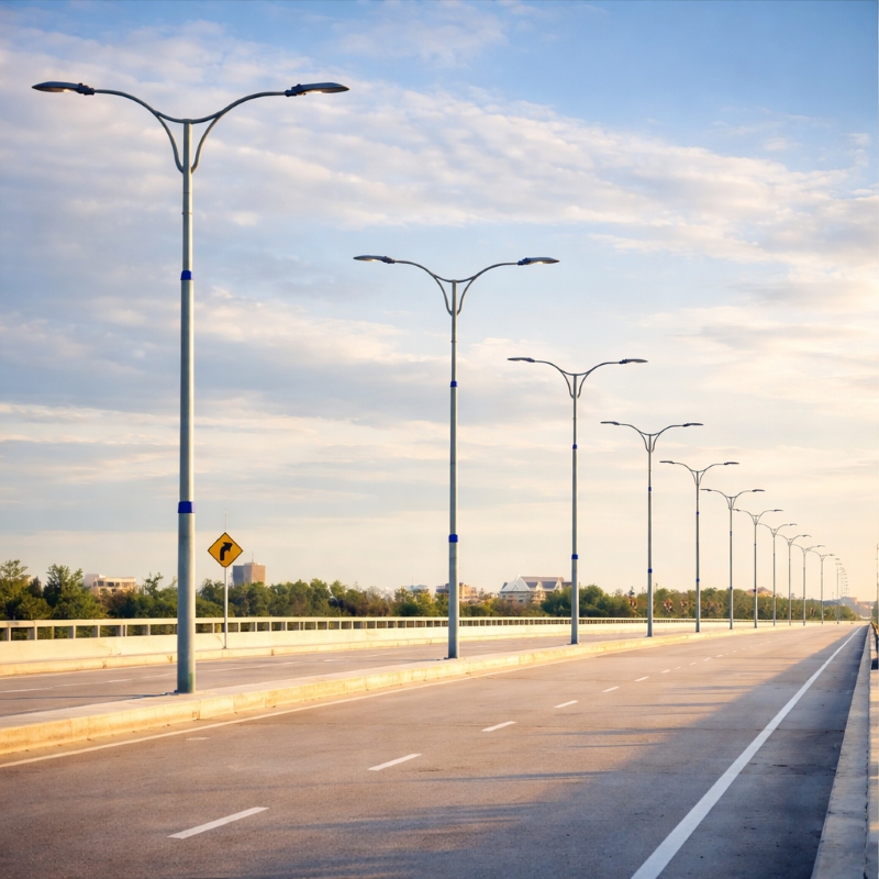 Surya street light pole supplier in India offering high quality MS poles with durable design and strong mild steel construction