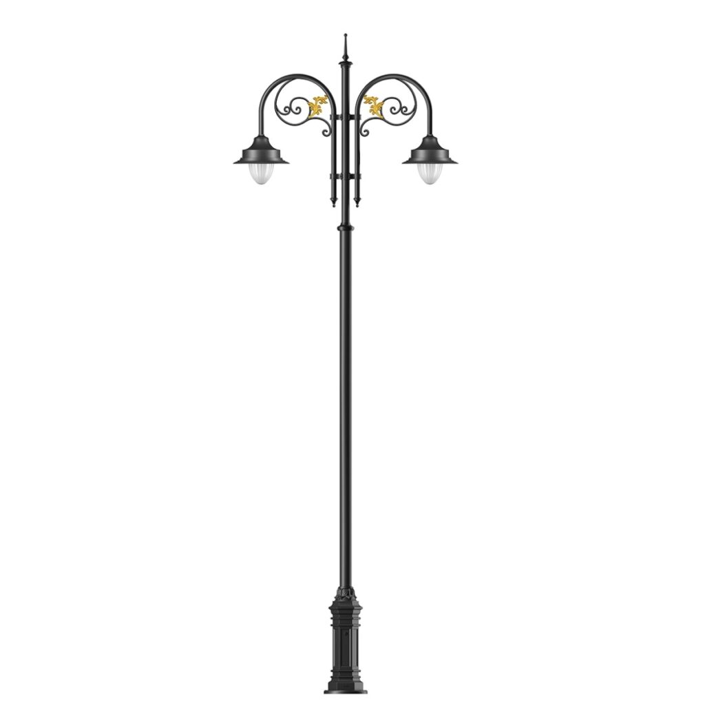 Premium Cast Iron Decorative Lighting Pole manufactured by Surya Traders for heritage streets, parks, gardens, townships, hotels, resorts, and public infrastructure projects across India.