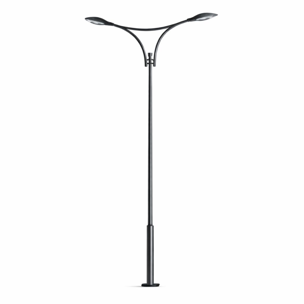 Highway Street Light Pole manufactured by Surya Traders in India for highways, expressways, national highways, industrial corridors and LED road lighting.