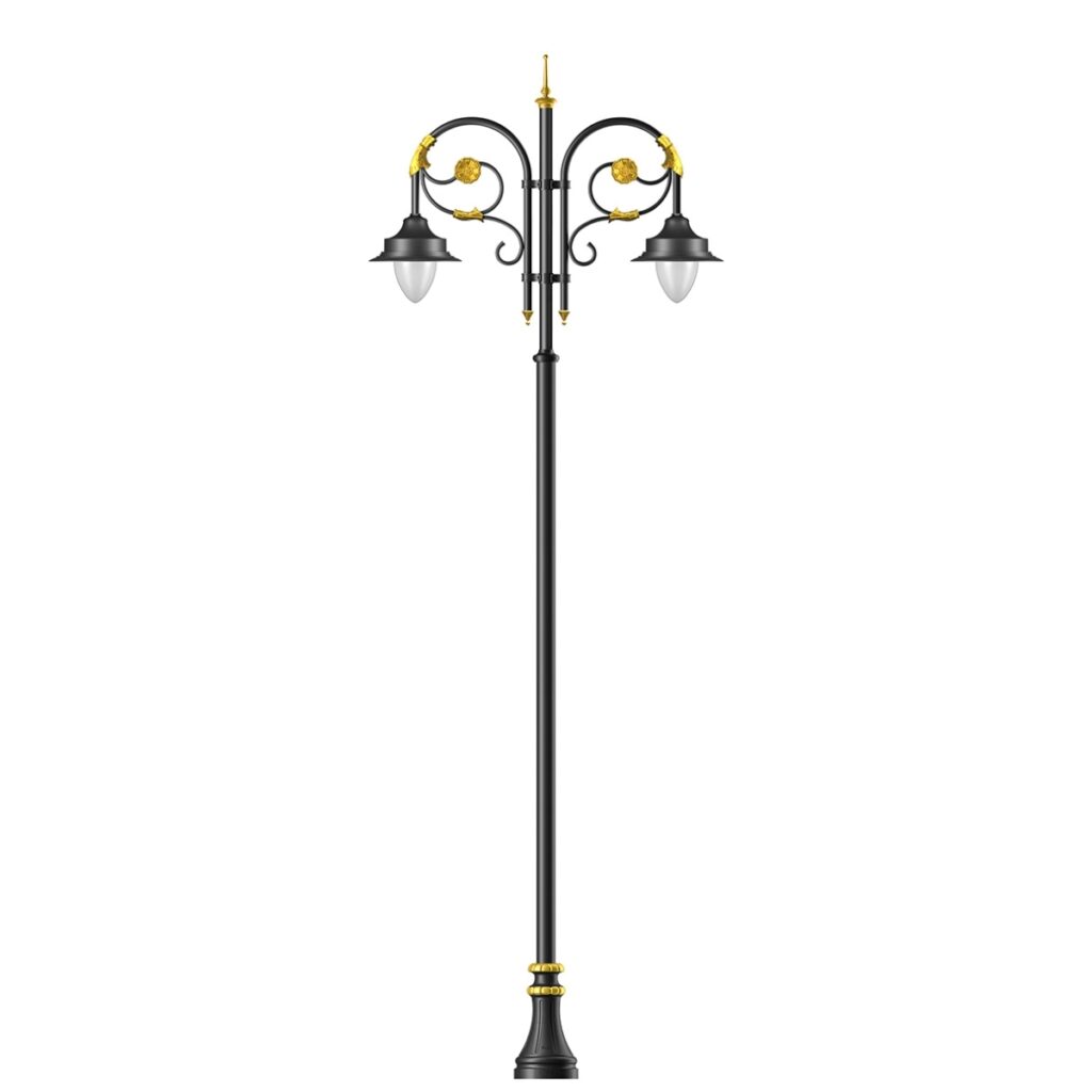 Premium MS Decorative Street Light Pole manufactured by Surya Traders for parks, highways, smart cities, residential townships, commercial landscapes, and public infrastructure projects across India.
