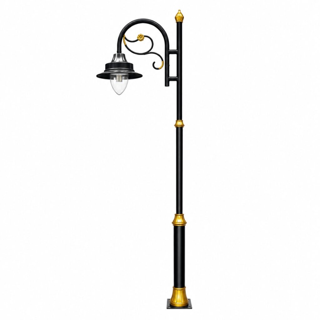 Premium Decorative Light Pole with elegant architectural design manufactured by Surya Traders for parks, gardens, smart cities, commercial landscapes, and outdoor infrastructure projects across India.