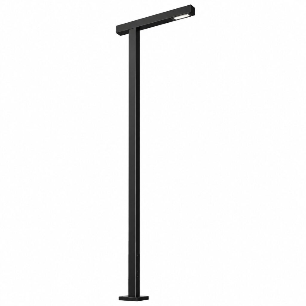 Modern LED street lighting pole manufactured by Surya Traders for roads, smart city projects, commercial developments, residential communities, highways, industrial facilities, and public infrastructure across India.